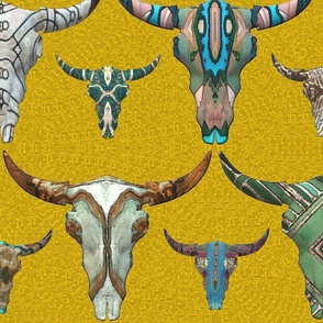 cowskulls2a_on_gold_squiggles