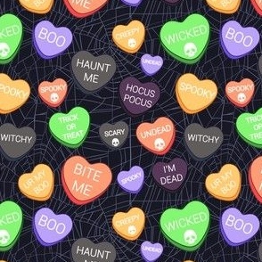 Halloween Conversation Hearts