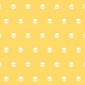 Yellow Skull Polkadots