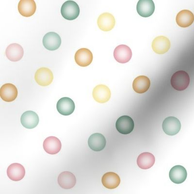 balloon dots in spring colors