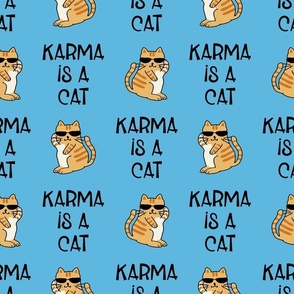 Karma is a Cat Blue  