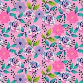 Pink and Purple Floral