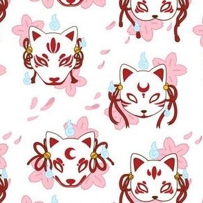 Kitsune Mask Pattern