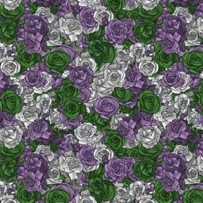 Genderqueer Pride Roses Small