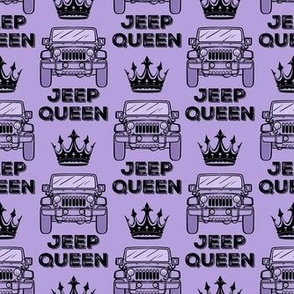 Small Purple Jeep Queen