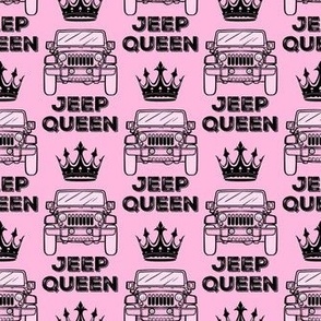 Smaller Pink Jeep Queen