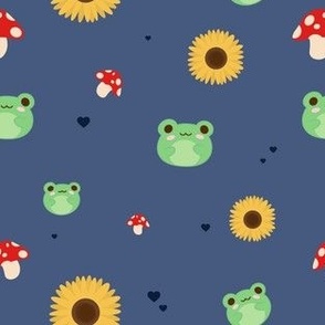 Frogs And Sunflowers - Small