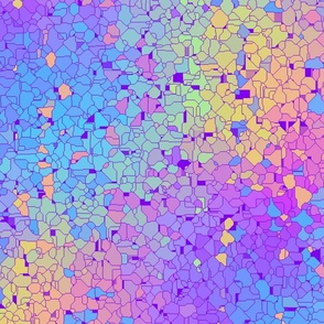 confetti camo - rainbow mosaic