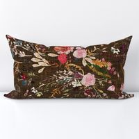 Autumn Fable Floral (olive) JUMBO 