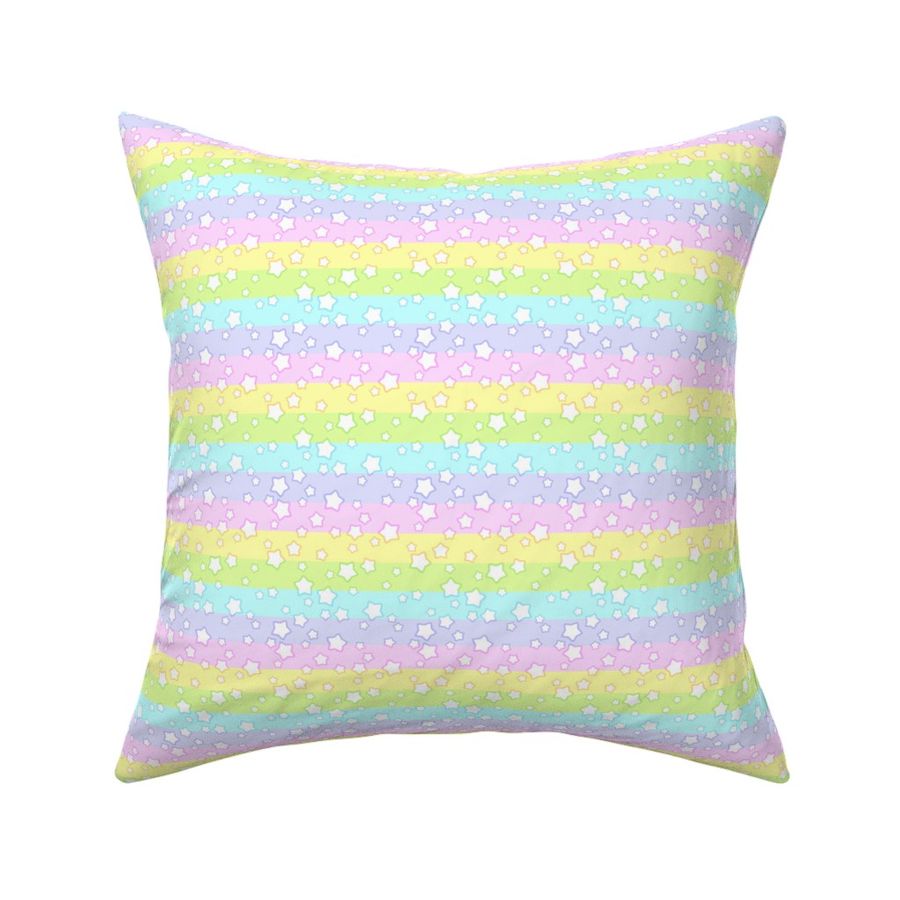 pastel rainbow stars - S