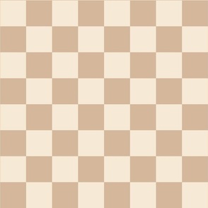 Tan Checkerboard Brown Checkered Checker Beige Checks