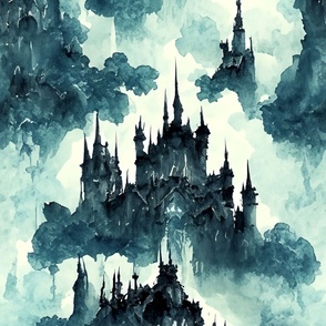 stormy cloud castle