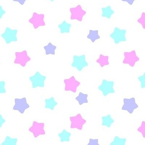 white sugar stars - L