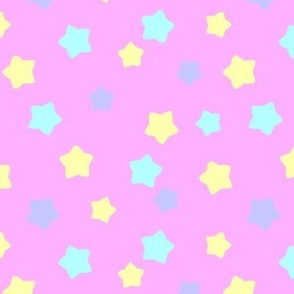 pink sugar stars - L