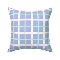 pastel plaid - lilac and mint