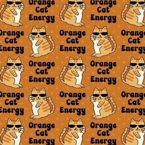 Smaller Orange Cat Energy