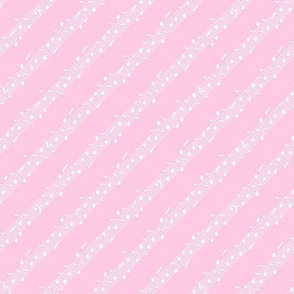 Pastel Music (pink x white)