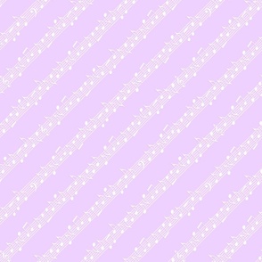 Pastel Music (lavender x white)