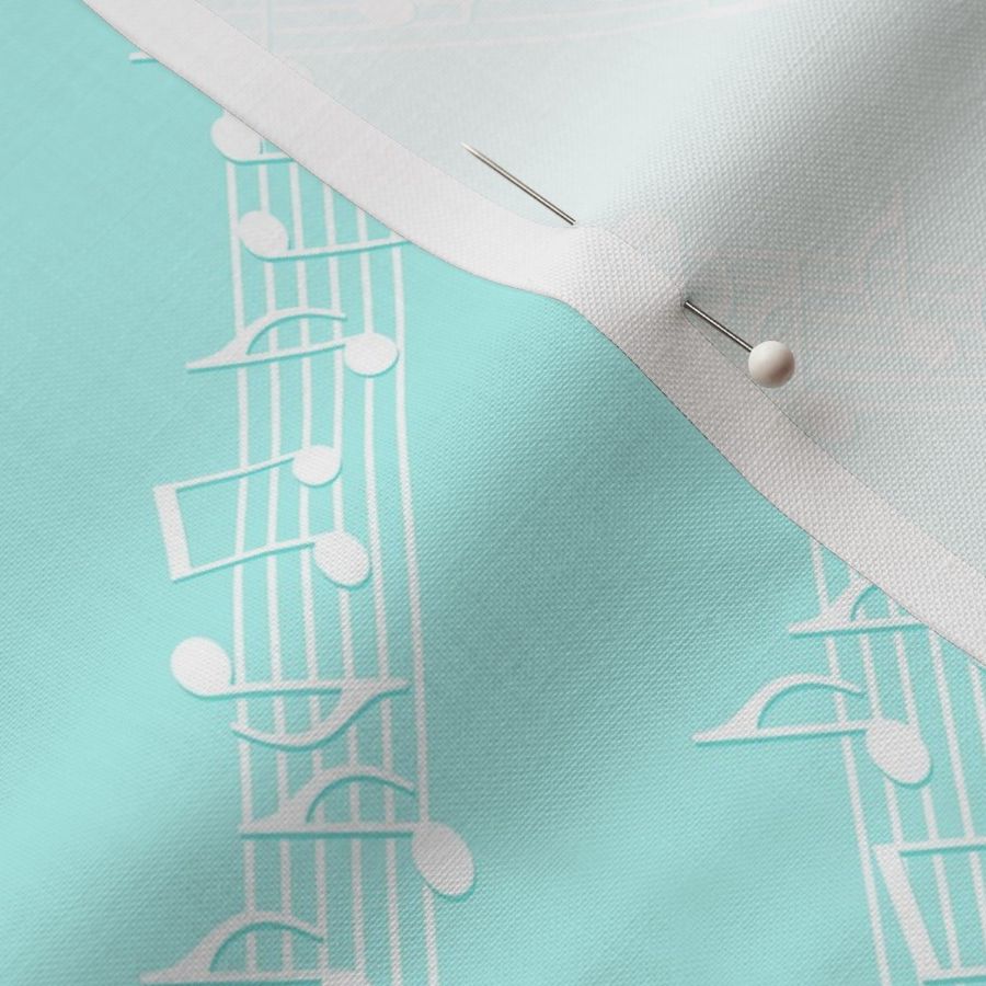 Pastel Music (mint x white)