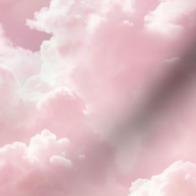 Dreamy Baby Pink Clouds - Pastel Fantasy Lightness Relax