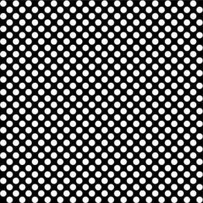 Polka Dots black x white