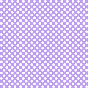 Polka Dots violet x white