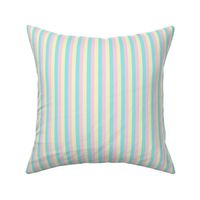 Fairy Stripe - Teal Pink Lemon