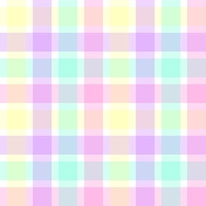 Pastel Homespun Look Plaid