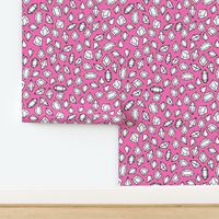 crystals // gems gemstones gem pink fabric geodes pink girls design andrea lauren fabric