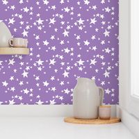 stars // amethyst purple star fabric nursery baby star design andrea lauren fabric