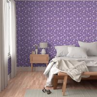 stars // amethyst purple star fabric nursery baby star design andrea lauren fabric