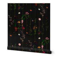 Floral Wallroll - dark