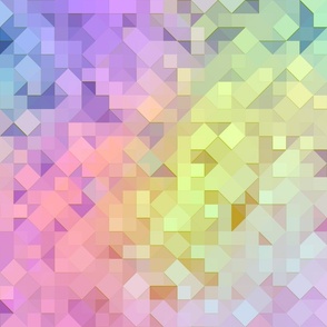 holographic rainbow diffraction mosaic