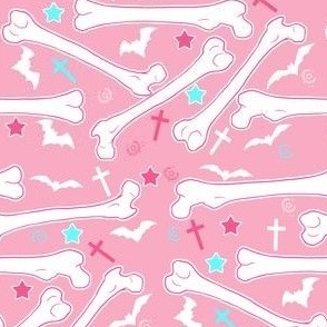 Pink Pastel Bones