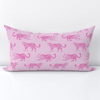 Leopard Parade Light Pink with Hot Pink